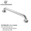 Tay nắm cửa chữ C, có đế, inox 201 Vinahardware - HD0120D230