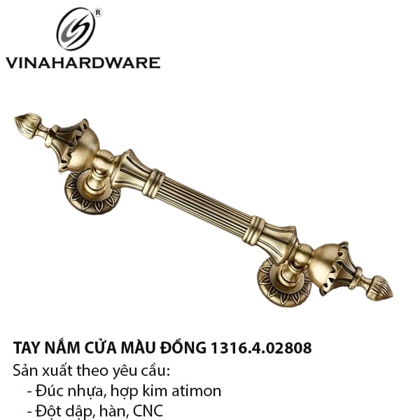 Tay nắm cửa màu đồng 1316.4.03508