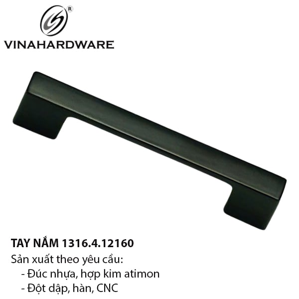 Tay nắm hợp kim, màu đen Vinahardware