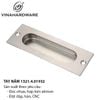 Tay nắm âm inox 2 lỗ Vinahardware 1321.4.01932