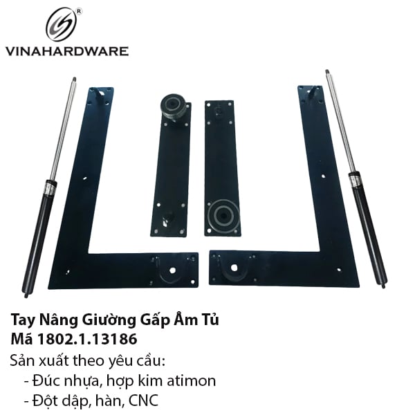 Tay Nâng Giường Gấp Âm Tủ Vinahardware - Mã 1802.1.13186