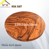 Tấm mặt bàn tròn gỗ Me Tây – Mã 1811.3.32050