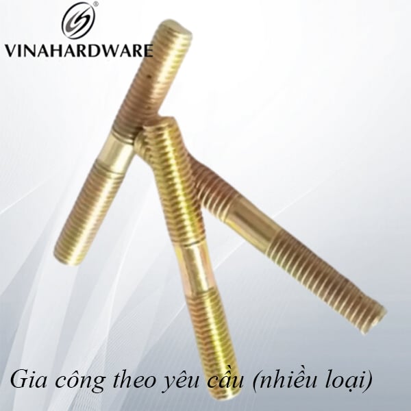 Ty ren 2 đầu Vinahardware kích thước 8x60mm, khoảng giữa 10mm DES860TZ23