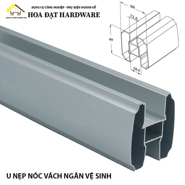 U Nẹp Nhôm Nóc: Giải Pháp Linh Hoạt Cho Ván Vách Ngăn Nhà Vệ Sinh