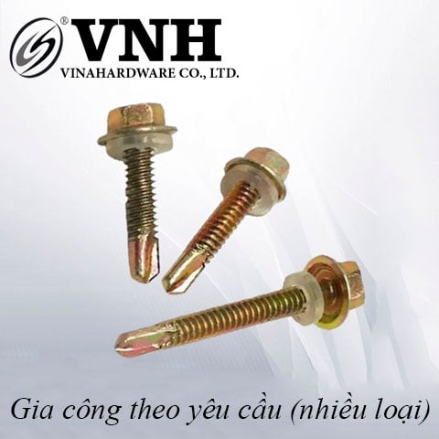 Vít bắn tôn sắt M6 Vinahardware, bảy màu-SC625Z23