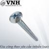 Vít đầu dù bake Vinahardware kích thước 5*60mm, răng nhuyễn, màu trắng SC560W-SC560W
