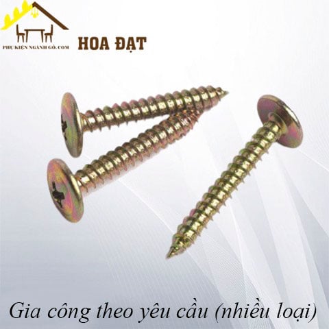 Vít đầu dù răng nhuyễn Vinahardware loại M3, M3.5, bảy màu-SC3515