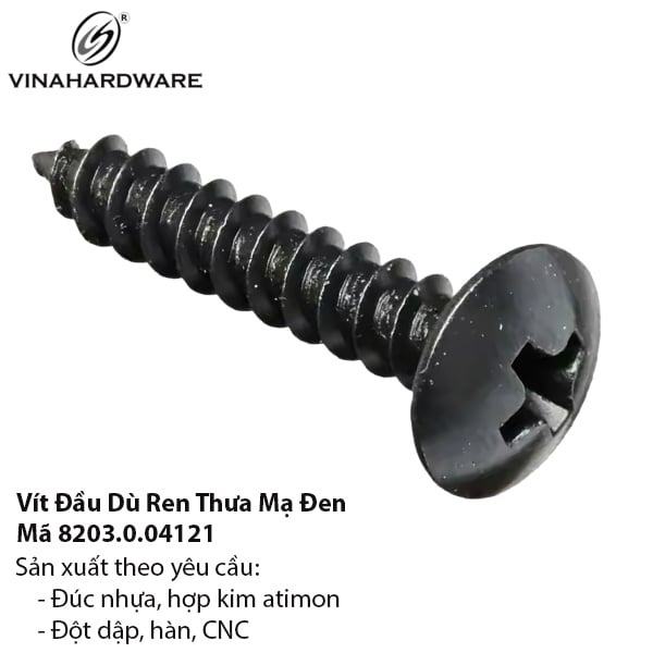 Vít đầu dù răng thưa Vinahardware - Mã 8203.0.04121