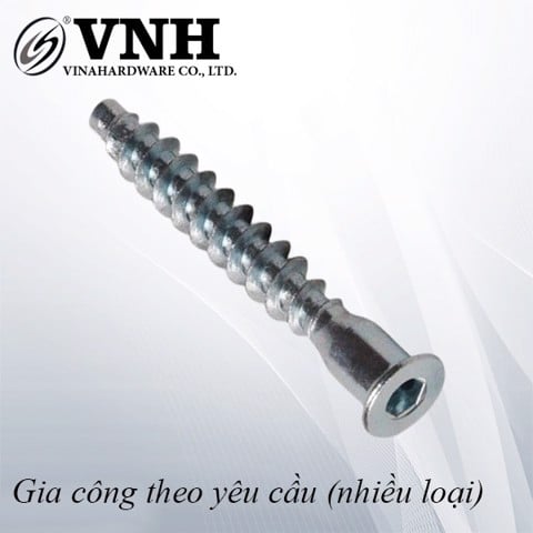 Vít đầu trụ lục giác Vinahardware, màu trắng HDSB327-VDT750