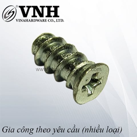 Vít đầu bằng ren thưa Vinahardware loại M6x12 ZS82D612-ZS82D612