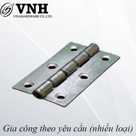 Bản lề lá sắt Vinahardware, xi trắng - VNH55701