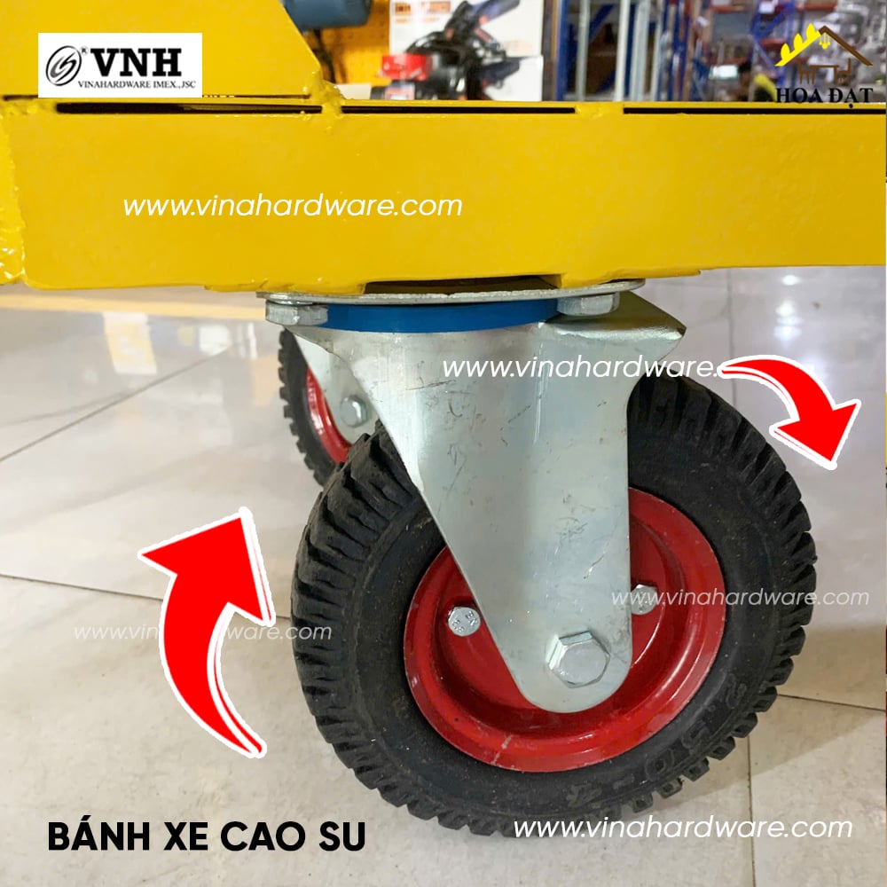 Xe đẩy hàng công nghiệp tải 300kg Vinahardware - 800x450x930mm