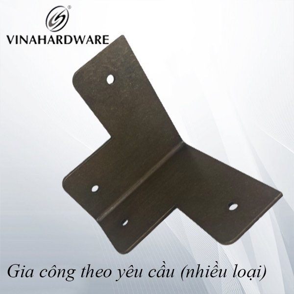 Pat ( Bas) ke góc V60-2G Vinahardware, 2x60x60x60mm, màu giả cổ Vina S