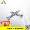 Vít đầu bằng răng nhuyễn Vinahardware loại M3, M4, M5, M7 inox 304 - HDSB329-ZS420I