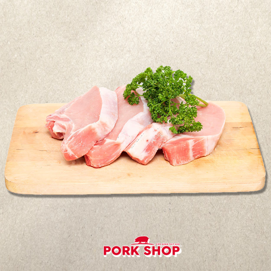 Cốt lết heo tươi 1kg - Porkshop