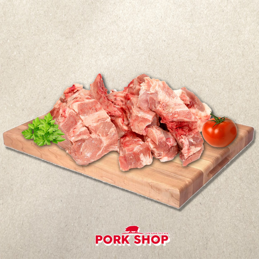 Xương cổ heo tươi 1kg - Porkshop