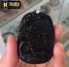 Mặt Dây Đá Obsidian