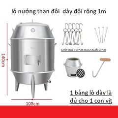 Lò than quay vịt quay thịt các loại ( 100cm )