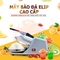 Máy bào đá elip trắng