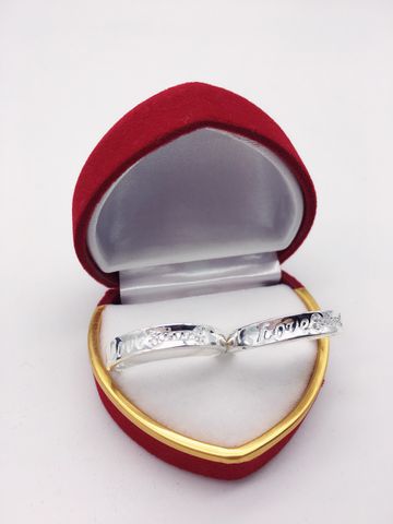 NHẪN BẠC ĐÔI 10