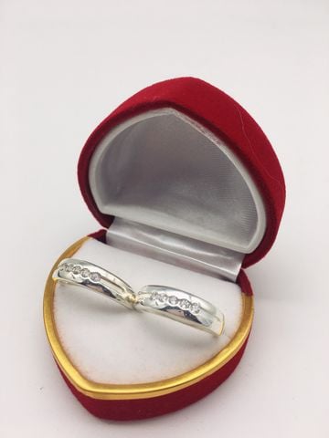 NHẪN BẠC ĐÔI 06