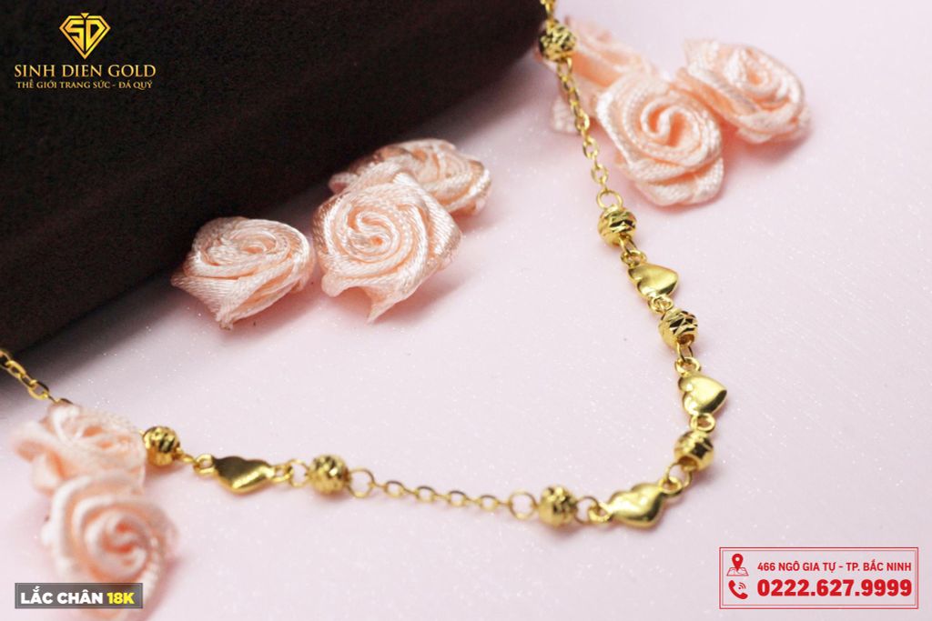 Lắc Chân Ý 18k