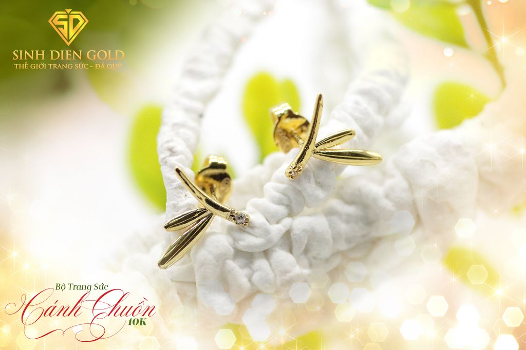 Khuyên Tai BST Cánh Chuồn