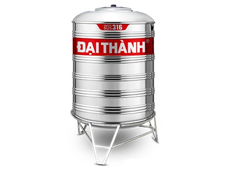 Bồn inox Đại Thành Vigo 2.000L Đứng - SUS 316