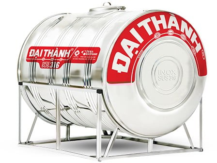 Bồn Inox Đại Thành Vigo 2.000L Ngang - SUS 316