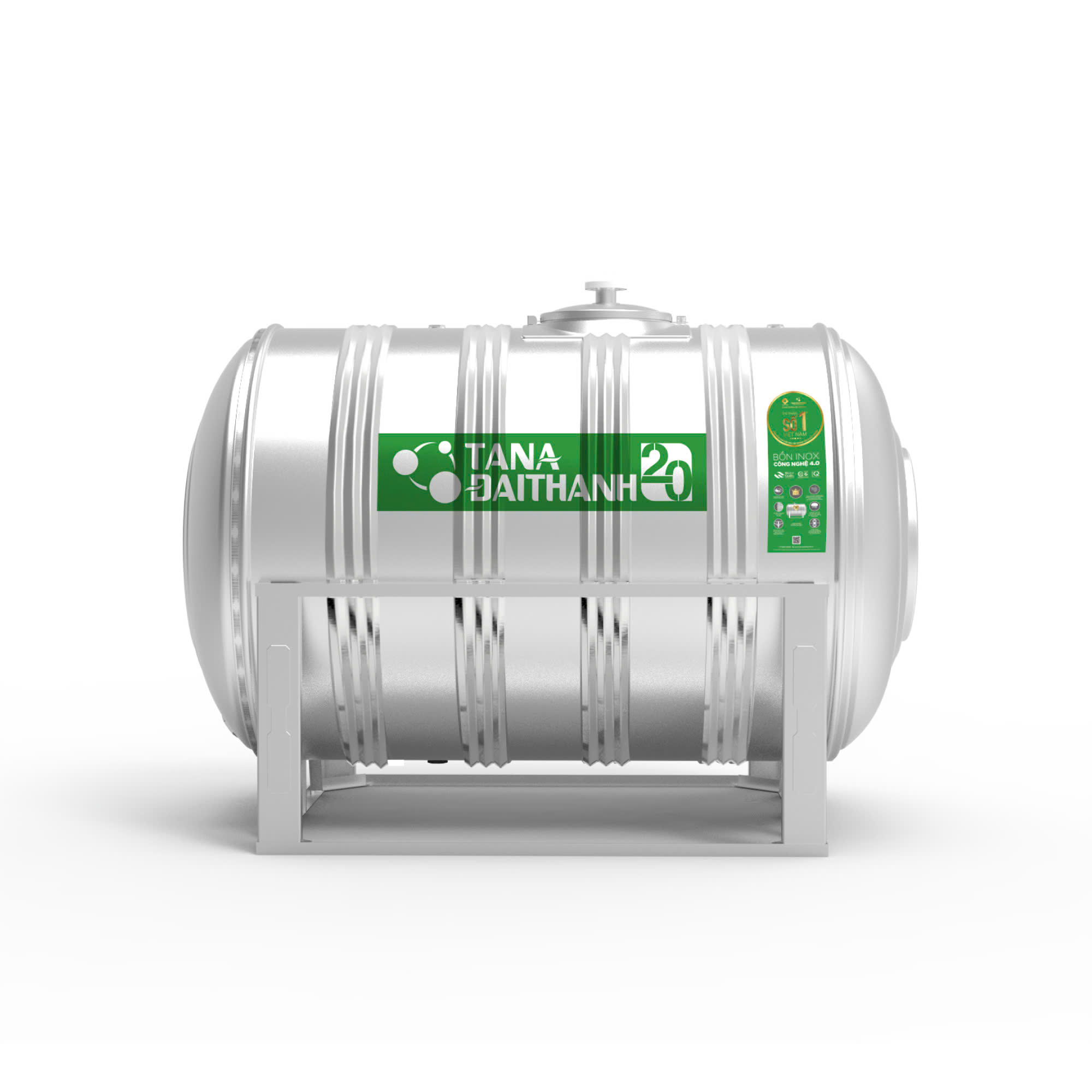 Bồn Inox SUS 304 TADT20 - 3000L Ngang