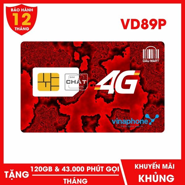 SIM 4G Vinaphone VD89P