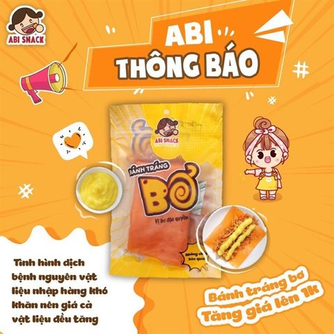  BÁNH TRÁNH BƠ - ABI SNACK 