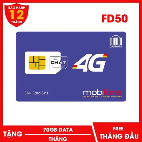  SIM 4G MOBIFONE FD50 