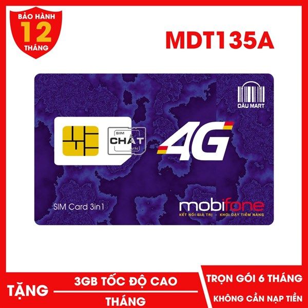 SIM 4G MDT135A