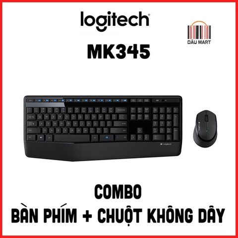  Bộ bàn phím và chuột không dây Logitech MK345 