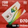 SIM Dcom 4G Viettel Tặng 7GB Data Mỗi Tháng