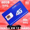 SIM 4G Mobifone THAGA Tặng 60GB/Tháng Chỉ Với 50.000đ