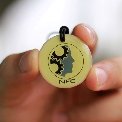  Thẻ Tag NFC móc khóa QR Code 