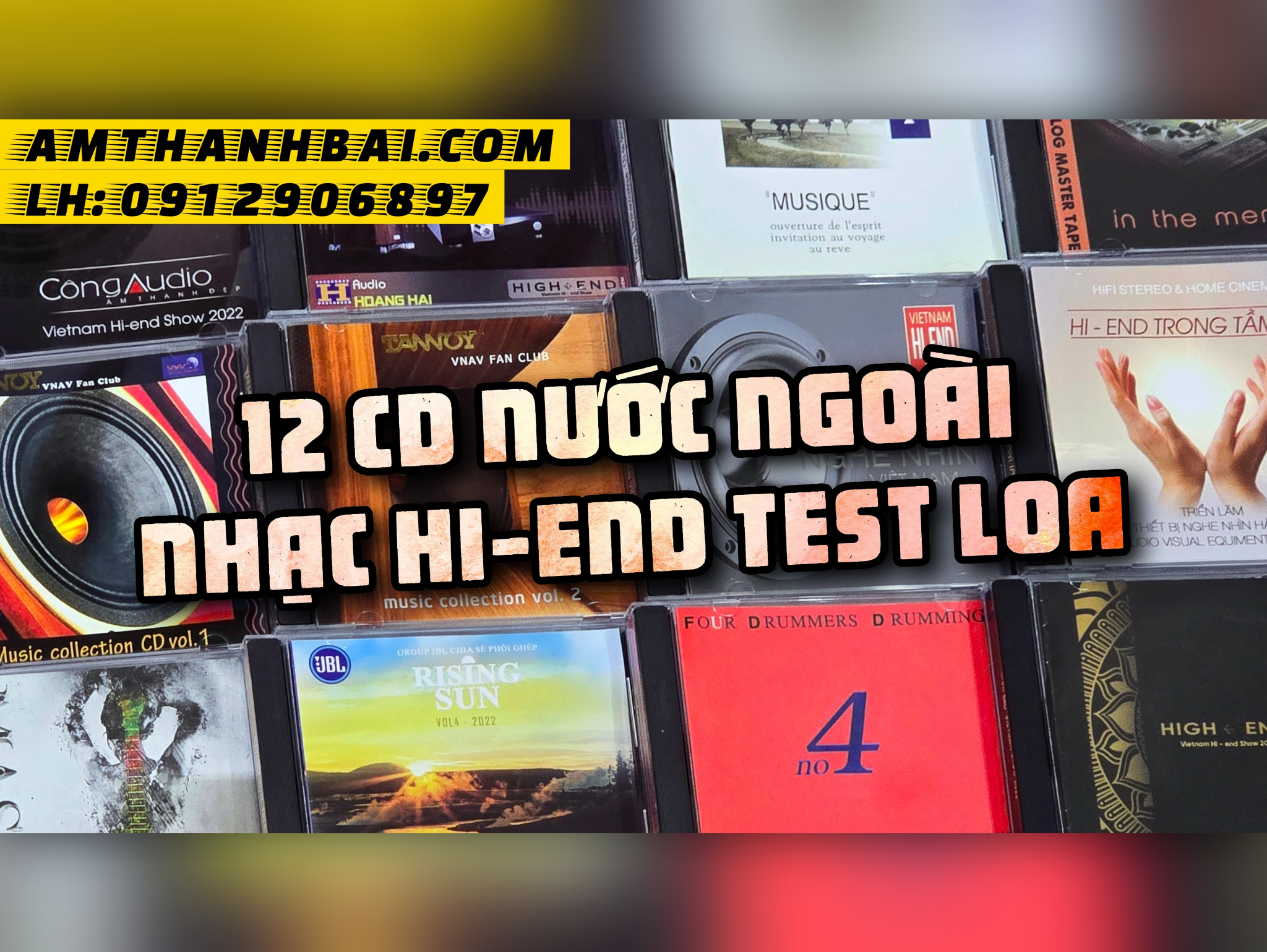 Top 10 Bản Nhạc Test Loa Nước Ngoài Phổ Biến