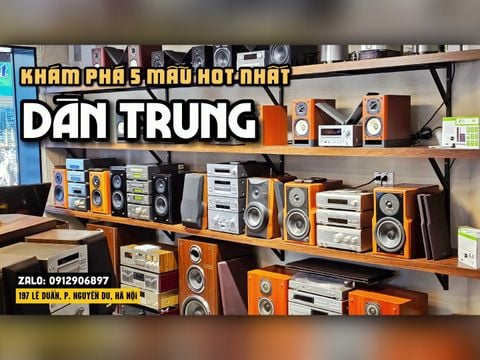  5 MẪU DÀN TRUNG HOT NHẤT NĂM: KENWOOD, DENON, ONKYO, SANSUI 