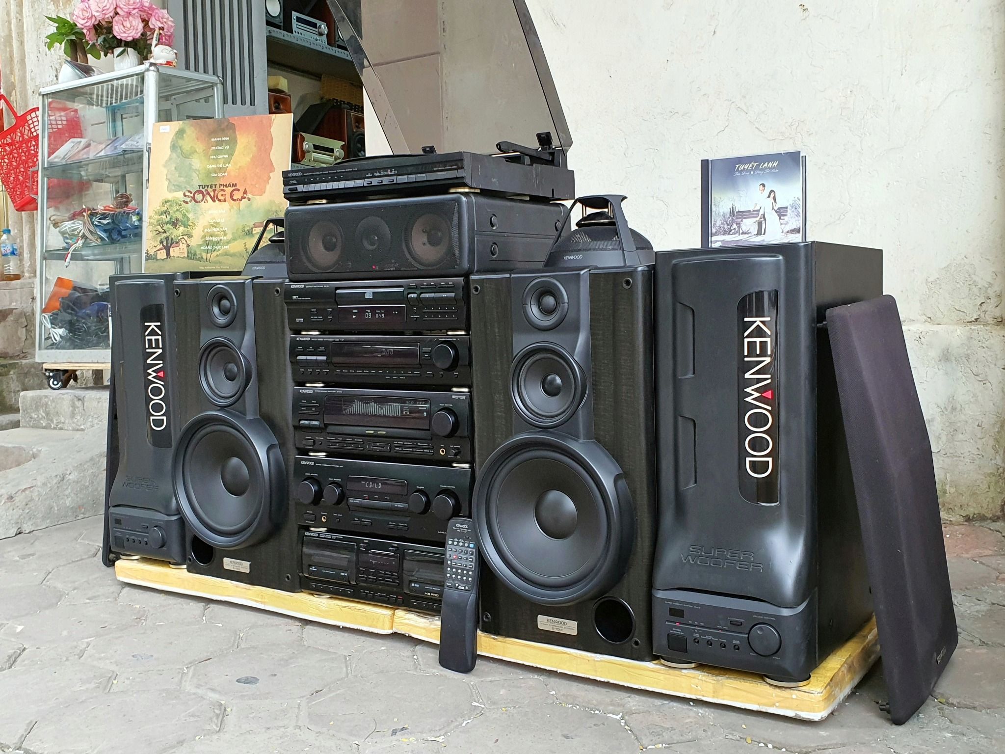 Dàn đại Nhật KENWOOD A97 full 6 thớt 7 loa cực chiến Dàn Nội Địa Nhật