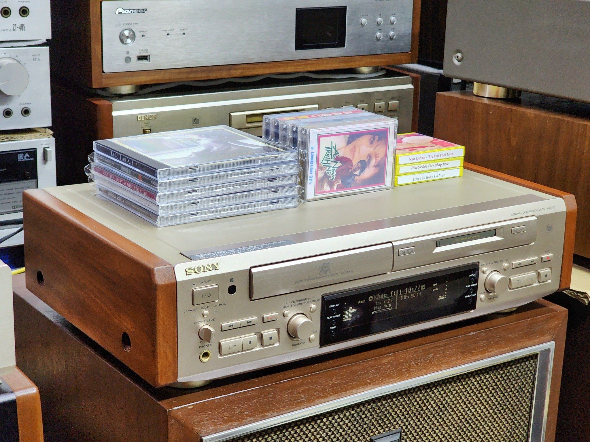 SONY MXD-D2 CD/MDプレーヤー一体型デッキ M2254（SONY MXD D2