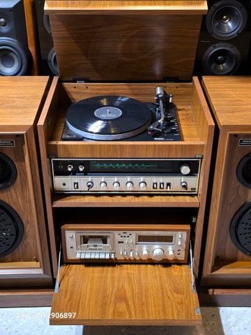  TỦ ĐÀI ĐĨA THAN: TECHNICS SC 1550N DẢI BASS HOÀN HẢO 
