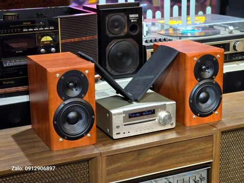  DÀN MINI: KENWOOD K735 BASS KHOẺ, DÁNG ĐẸP 