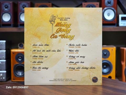  ĐĨA THAN: TUYỆT PHẨM BOLERO - NHỮNG GIỌNG CA VÀNG 