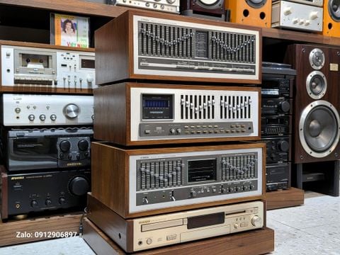  BỘ 3 EQ NHẬT HUYỀN THOẠI: VICTOR SEA 80, SEA 70, SANSUI SE 9 