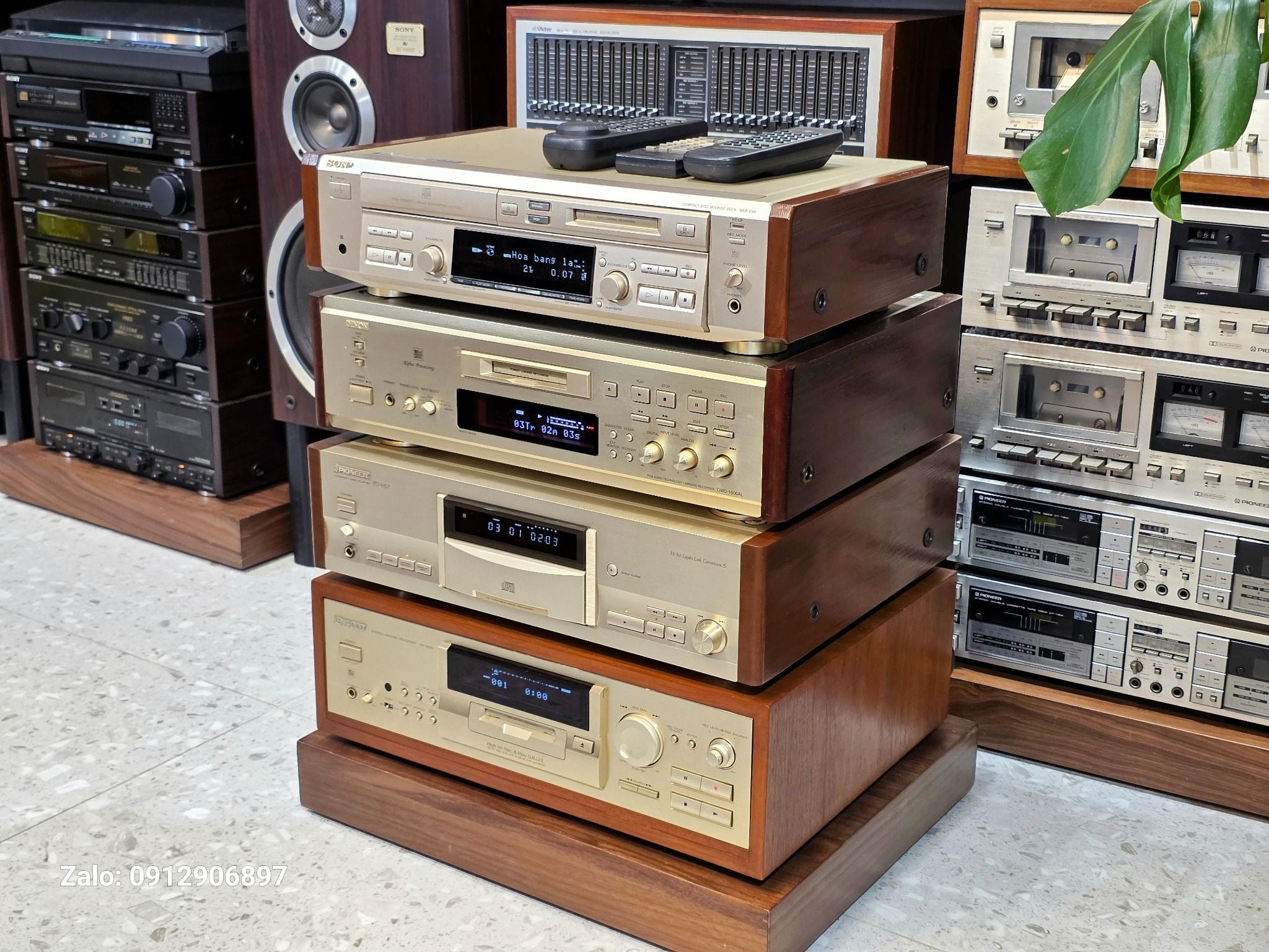 ĐẦU CD - MD KIÊM GIẢI MÃ DAC: DENON, PIONEER, KENWOOD, SONY