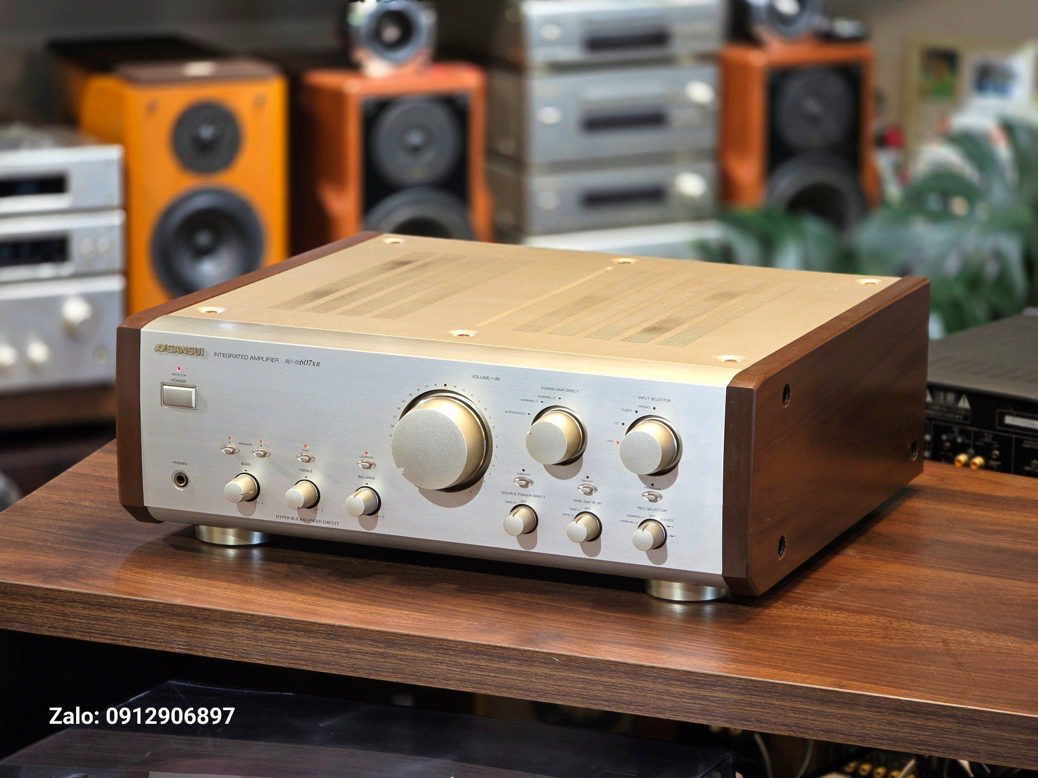 AMPLI NHẬT: SANSUI AU 607XR CHUYÊN TRỊ LOA KHÓ TÍNH