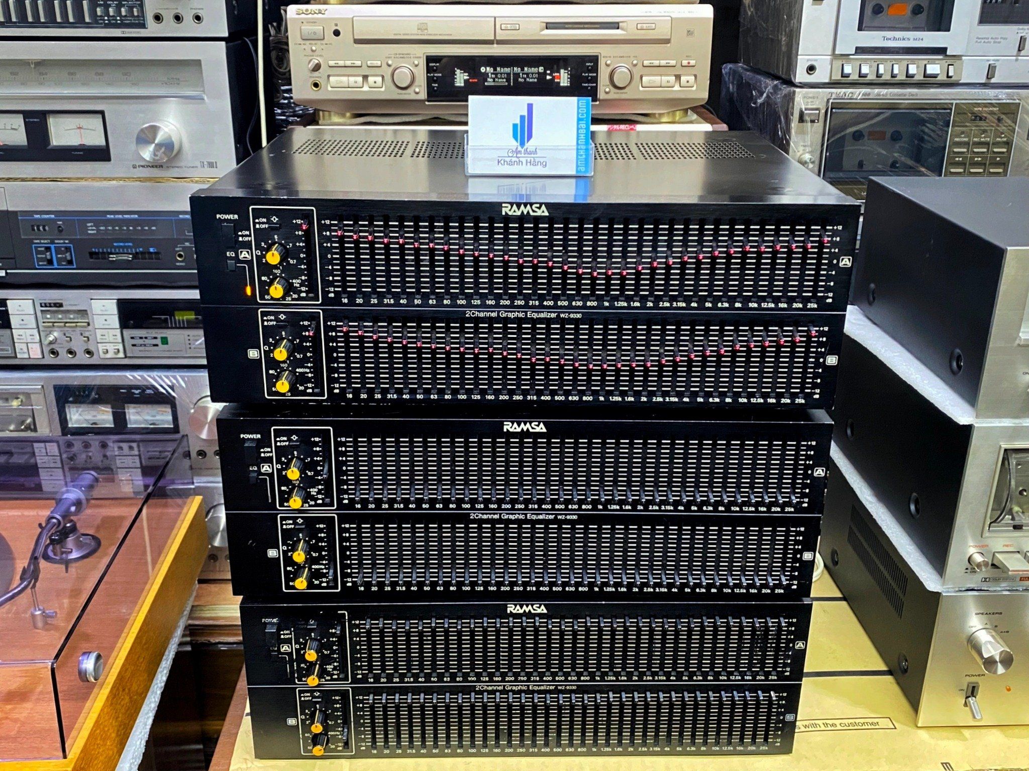 RAMUSA　ラムサ　グラフィックイコライザ WZ-9330 RAMSA グラフィックイコライザー WZ-9330 ナショナル 2