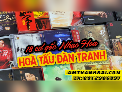  18 CD GỐC NHẠC HOA BẤT HỦ, ĐĨA CHÍNH HÃNG NGUYÊN SEAL 